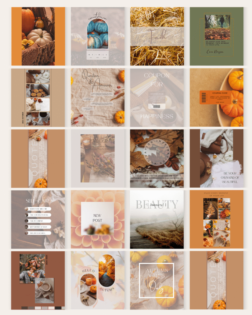 150 Done-For-You Fall Posts